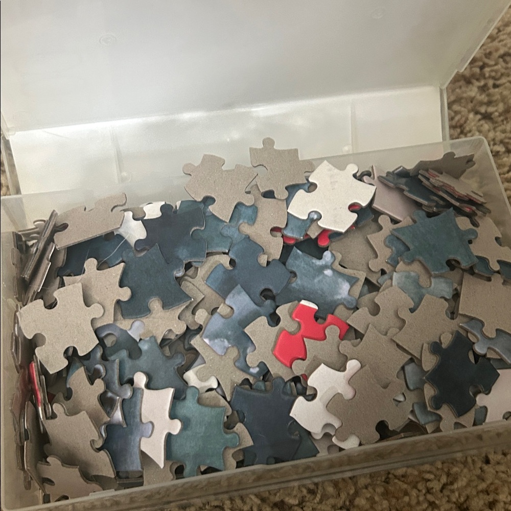 Jaws Blockbuster movie poster 500 piece puzzle. Used with ALL pieces accounted - Picture 3 of 4